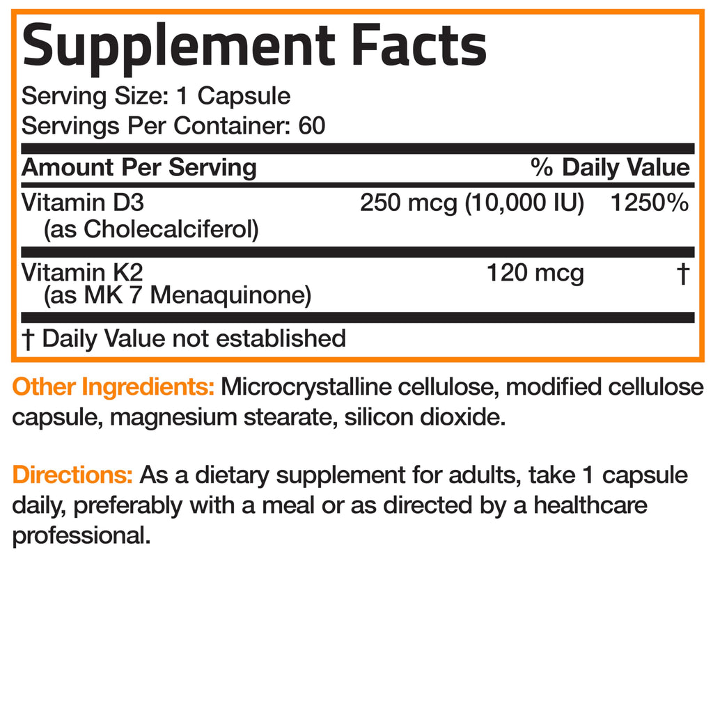 Bronson extra strength bone and heart health supplement container