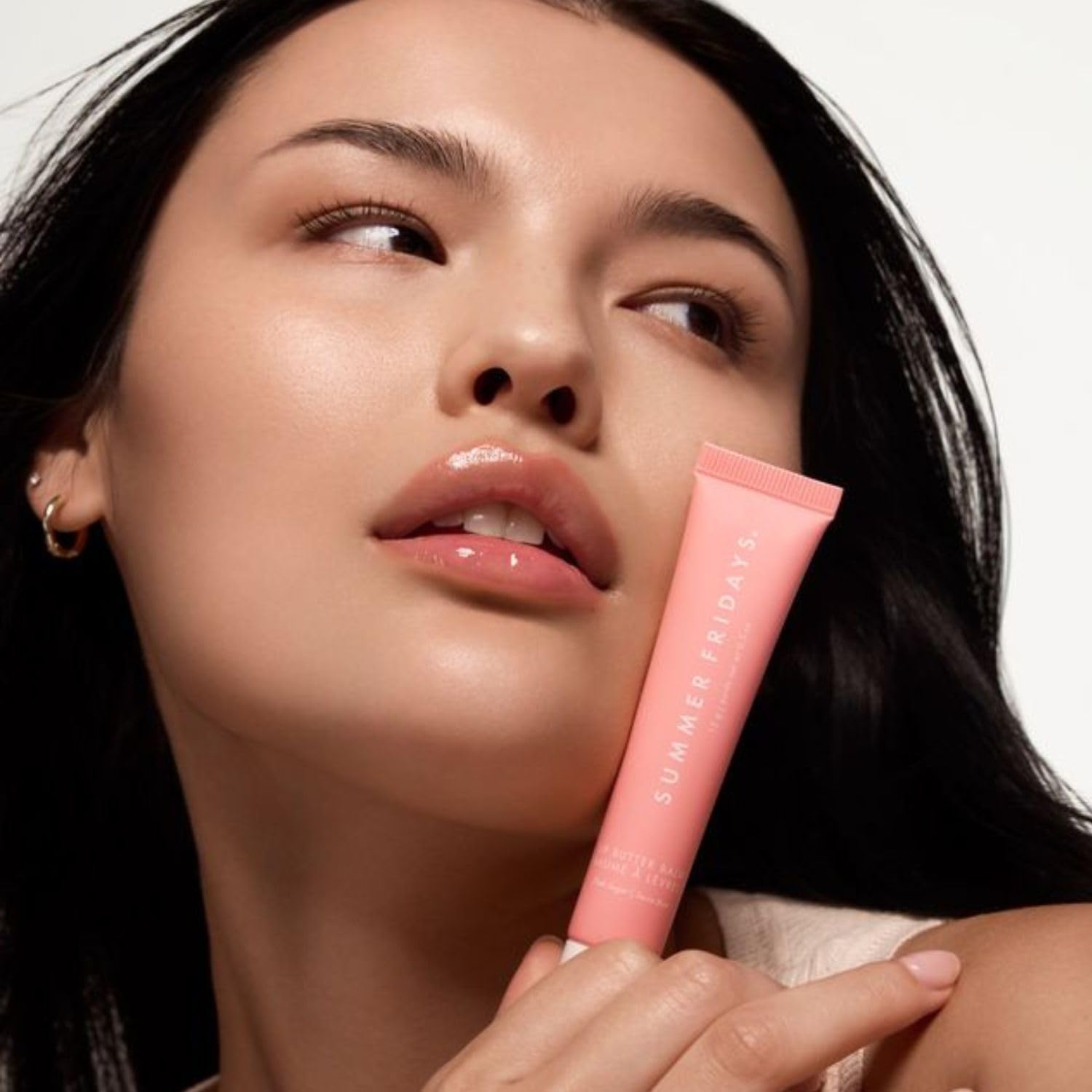 Authentic Summer Fridays lip balm tube top view