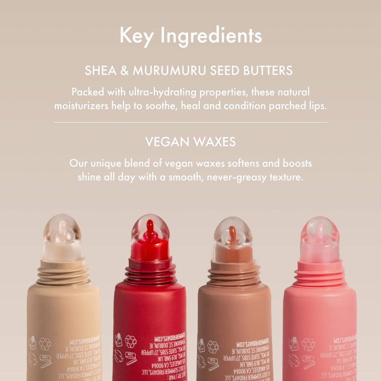 Summer Fridays lip balm for instant moisture and shine