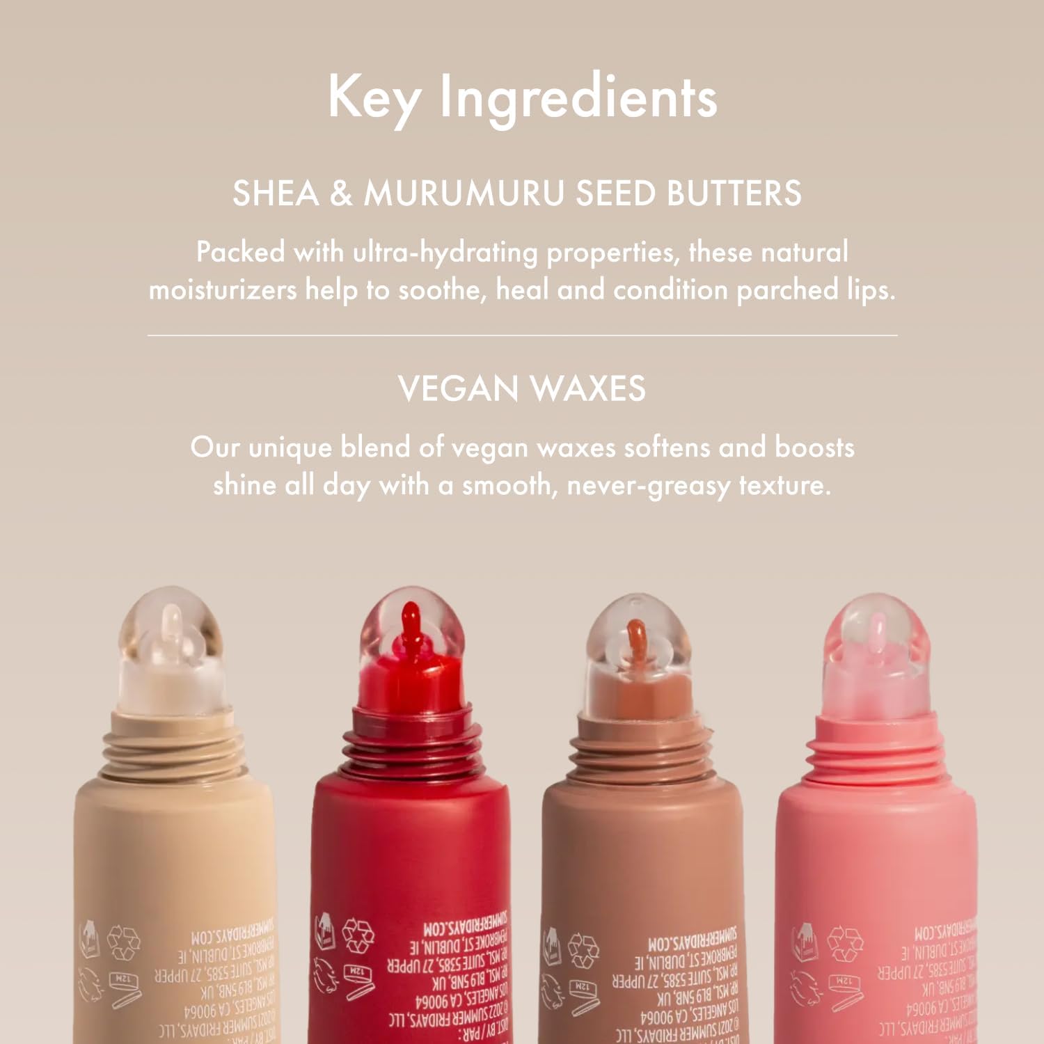 Summer Fridays lip balm for instant moisture and shine