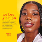 Top view of Burt's Bees natural lip care tubes