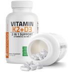 Bronson Vitamin K2 MK7 capsules container cap detail