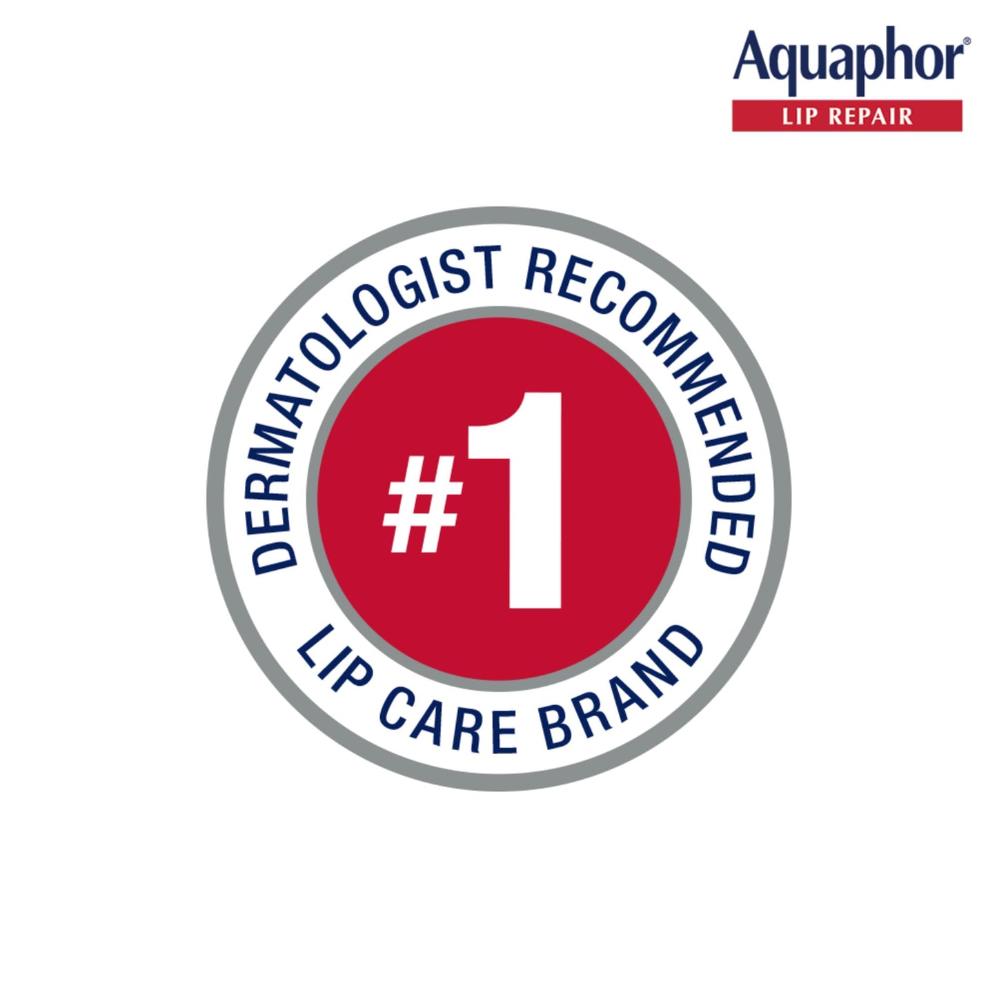 Back packaging of Aquaphor immediate relief lip care showing details.