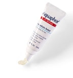 Aquaphor lip care ointment packaging for sensitive skin.