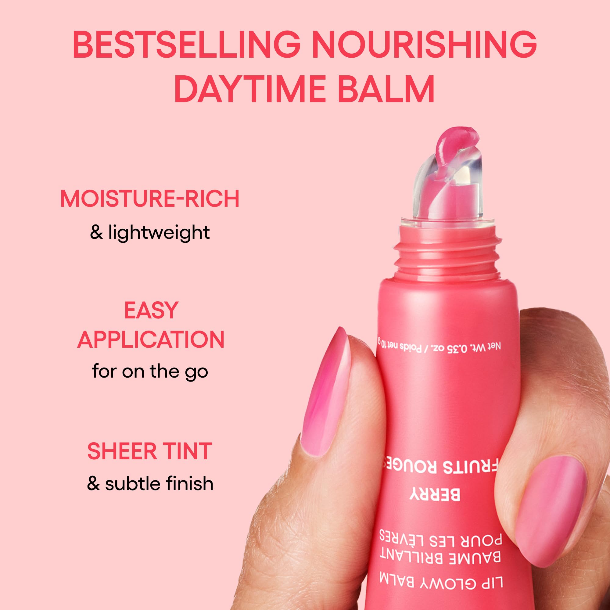 Laneige Berry Lip Glowy Balm packaging details