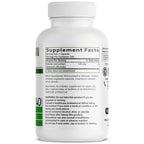 Bronson Valerian Root herbal relaxation supplement supplement facts label view