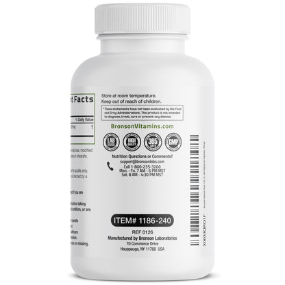 Bronson Valerian root 1200mg capsules expiration date and batch code details