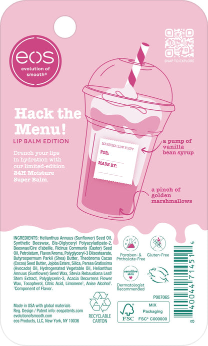 Eos Marshmallow Fluff hydrating lip balm set component