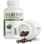 Authentic USA imported Bronson eye health capsules bottle displayed on a clean background