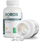 Bronson Boron 250 count bottle side profile