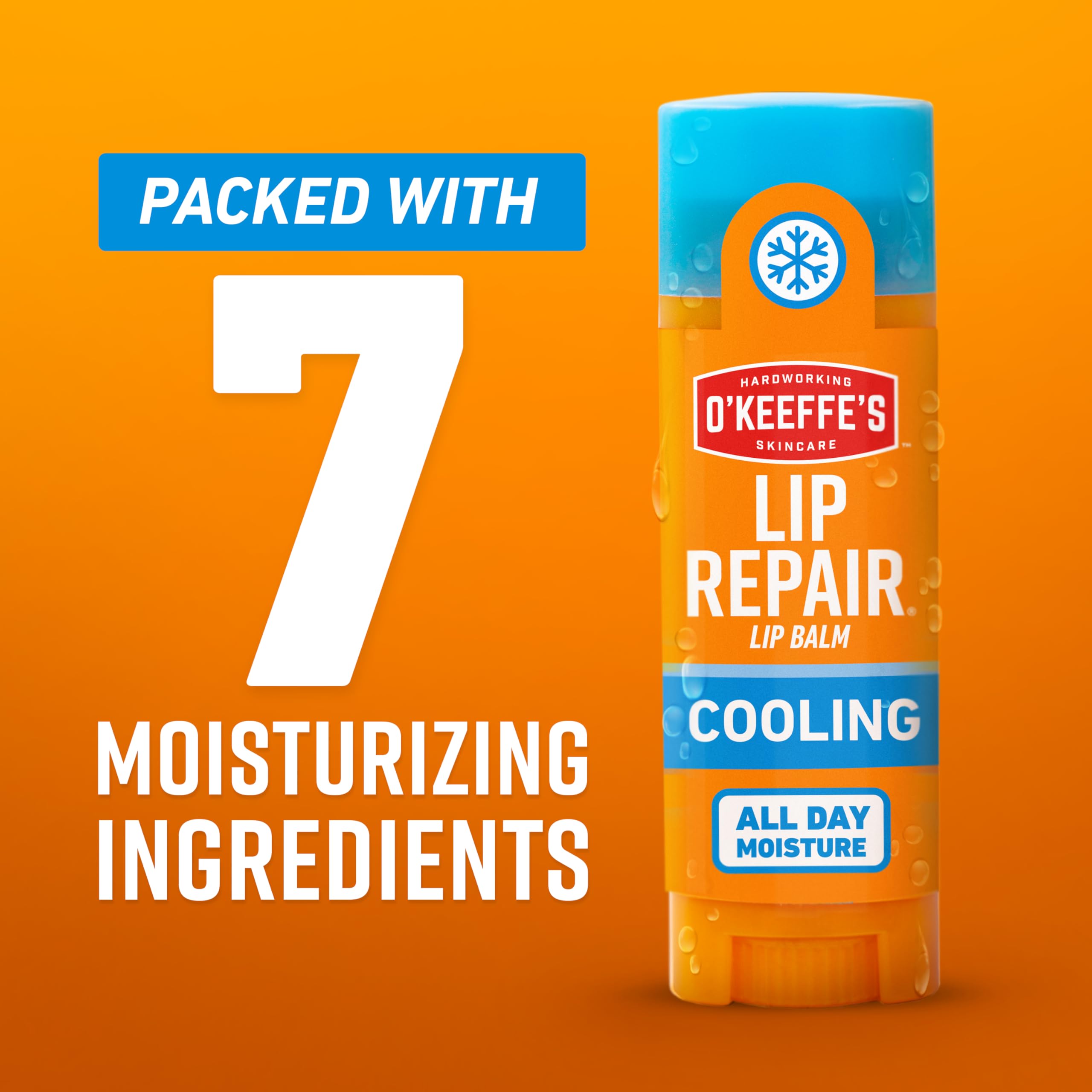 O'Keeffe's Lip Repair application on cracked lips