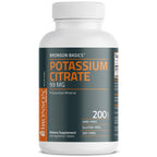 Bronson Potassium Citrate safety seal and cap packaging view