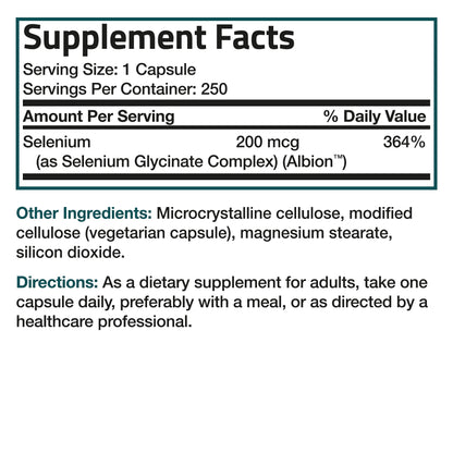 Bronson high absorption yeast free selenium 250 capsules product shots