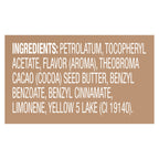 Back view of Vaseline Lip Therapy twin pack with ingredients
