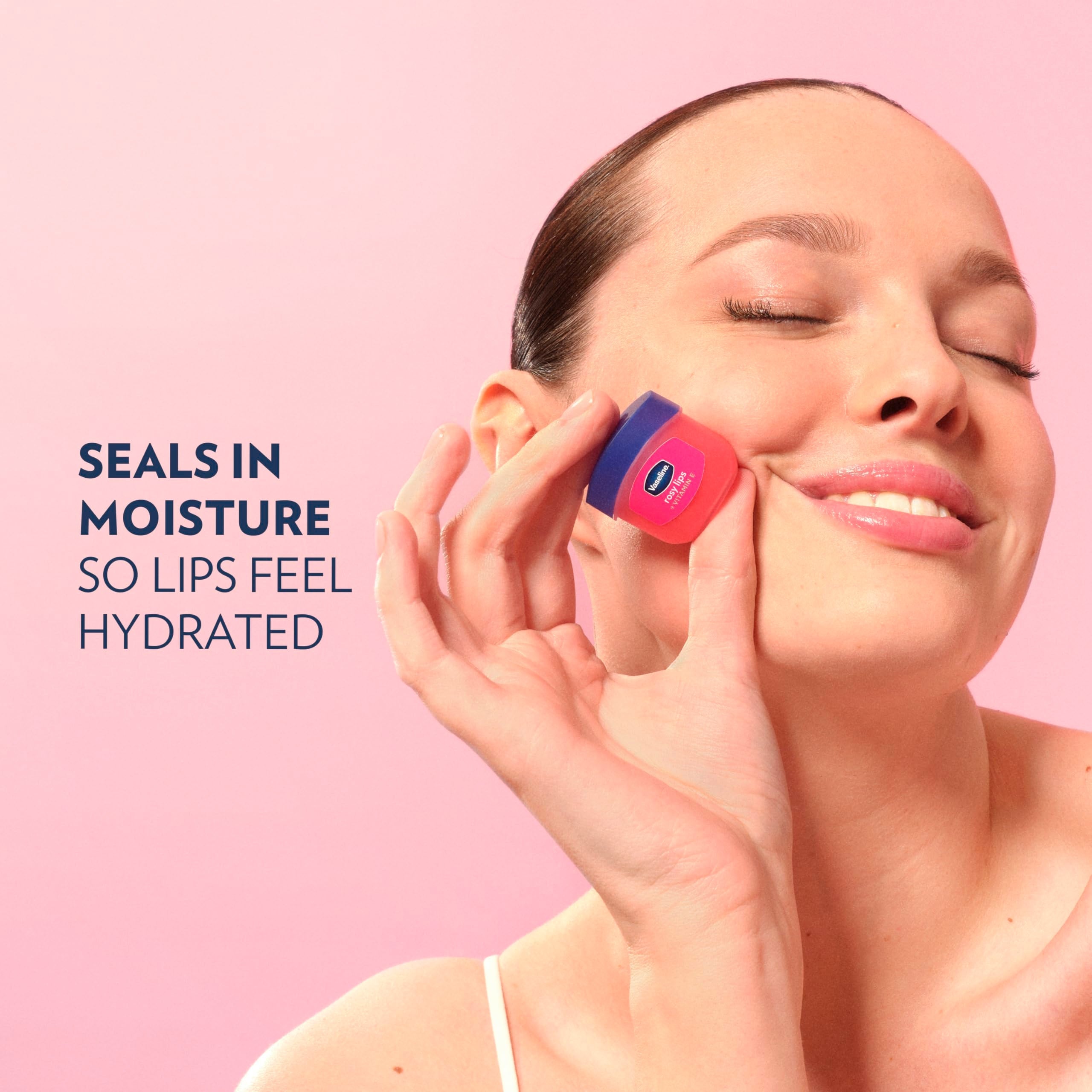 Vaseline Lip Therapy portable mini tin size comparison