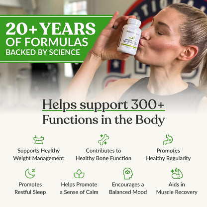 BiOptimizers full spectrum 7 forms magnesium supplement facts label