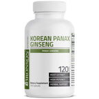 Close up of Bronson Korean Panax Ginseng capsules