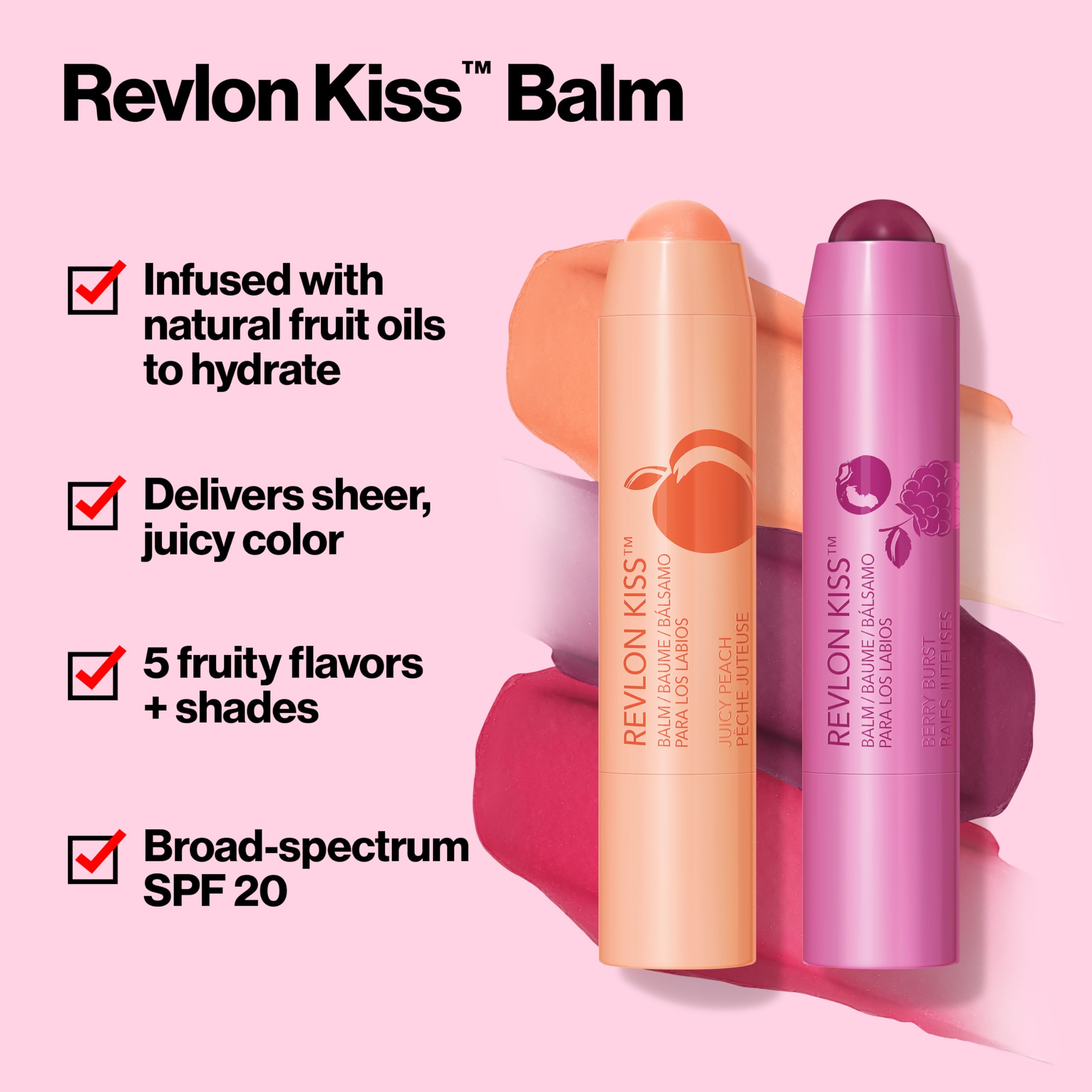 Revlon Kiss SPF 20 lip balm packaging