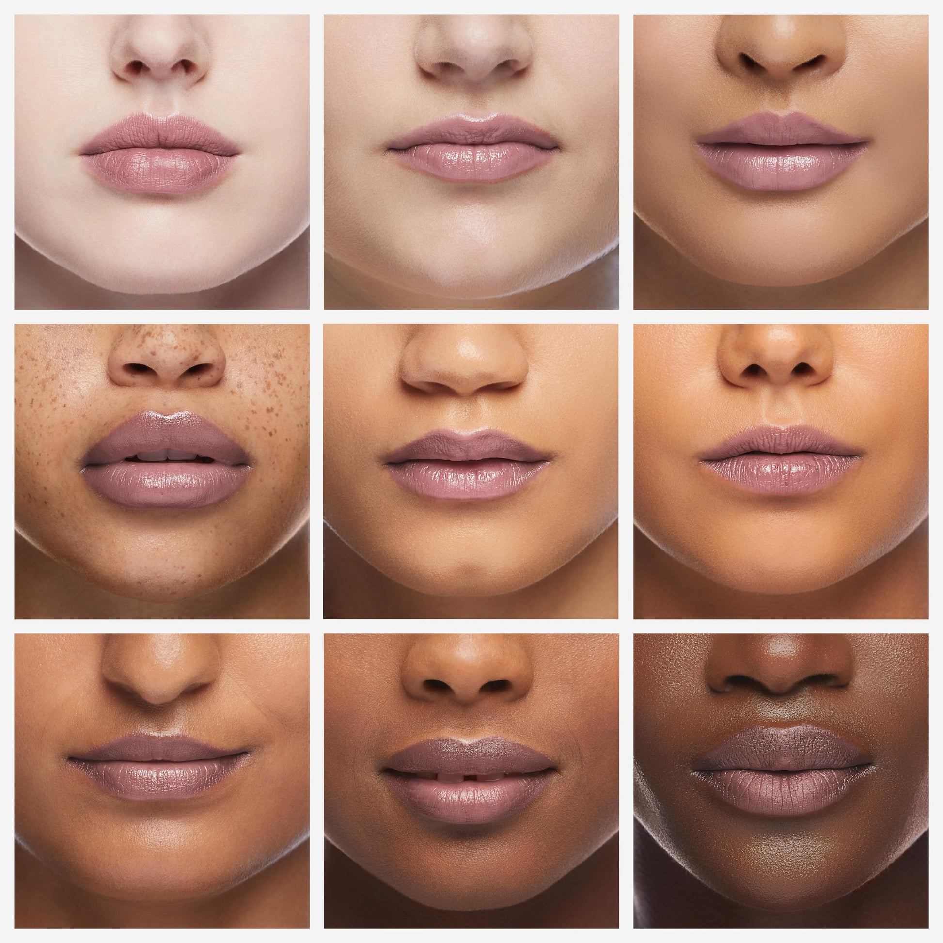 Close up of Berry Burst tinted lip balm texture