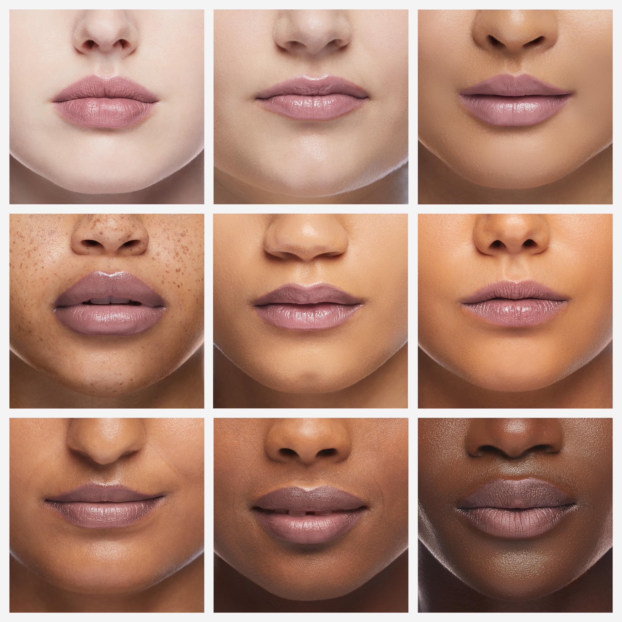 Close up of Berry Burst tinted lip balm texture