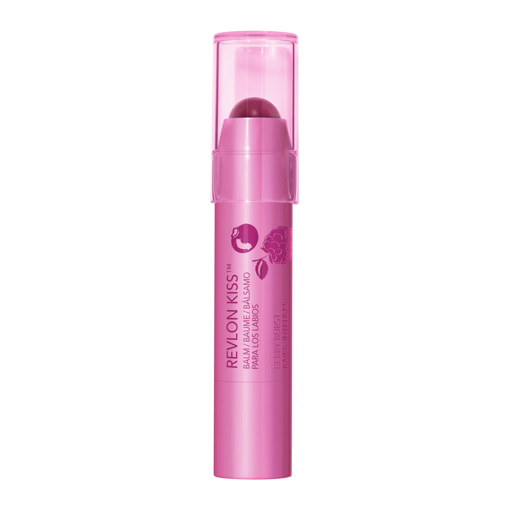 Revlon Kiss balm Berry Burst open casing