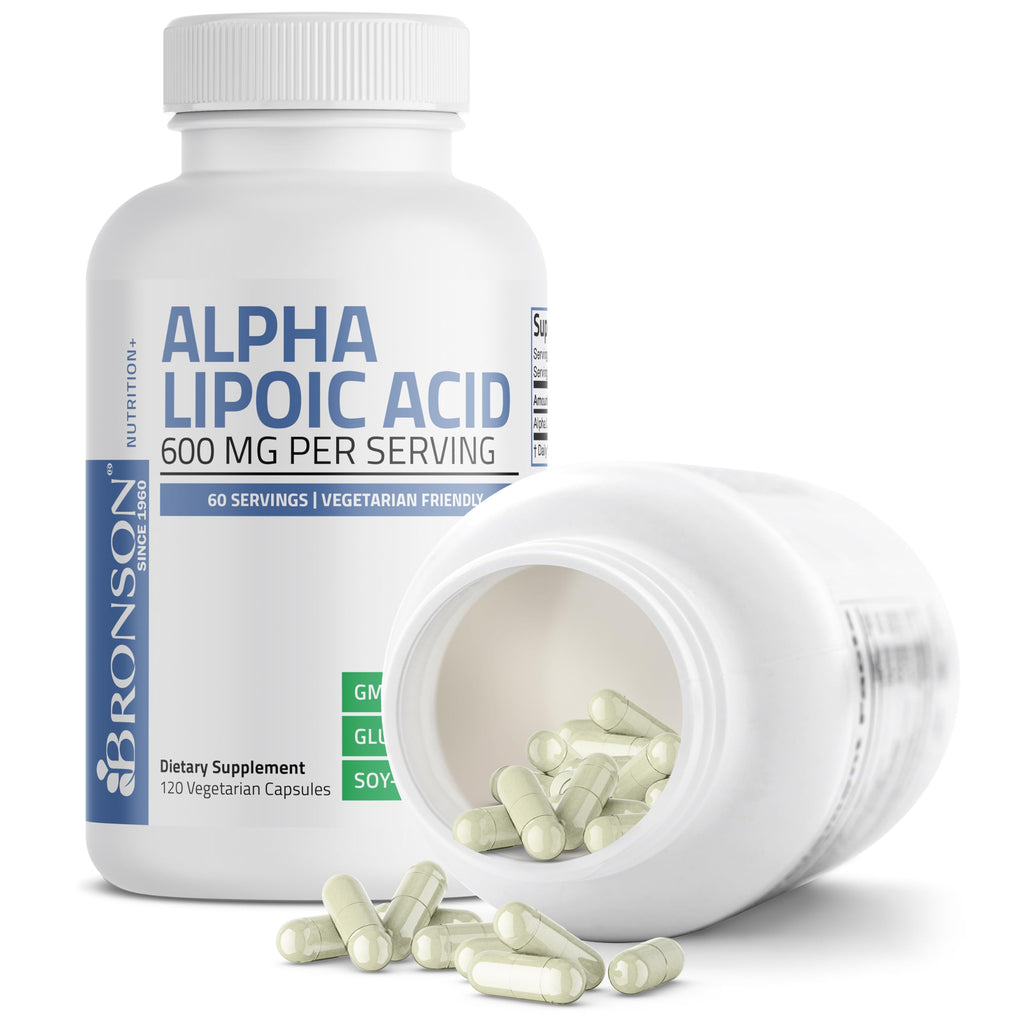Authentic Bronson Alpha Lipoic Acid USA imported health supplement