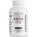 Bronson Resveratrol bottle showing active ingredients panel