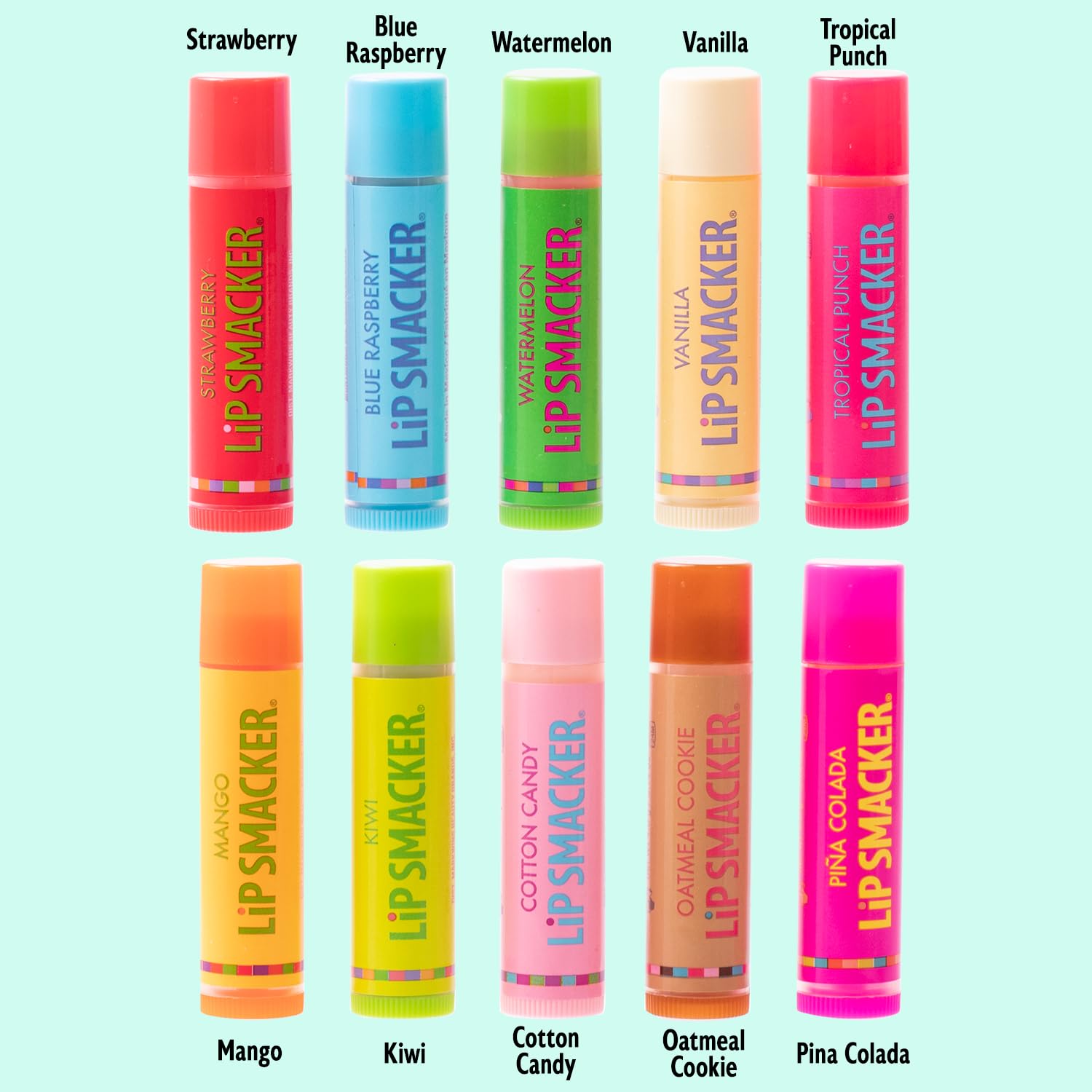 Lip Smacker assorted flavored lip balm collection