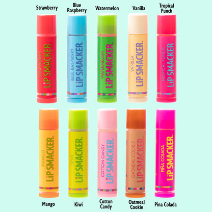 Lip Smacker assorted flavored lip balm collection