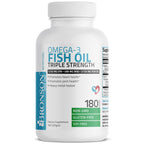 Bronson Triple Strength Omega 3 Bottle Showing Heavy Metal Tested Seal