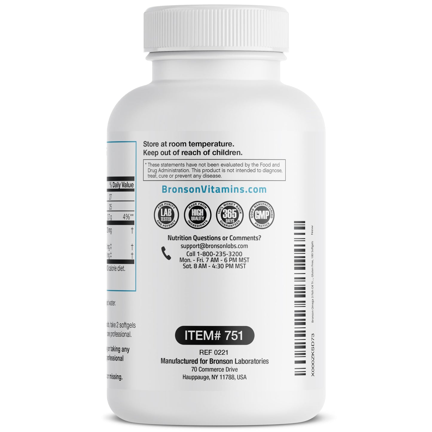 Bronson wellness supplements authentic imported daily essential fatty acids