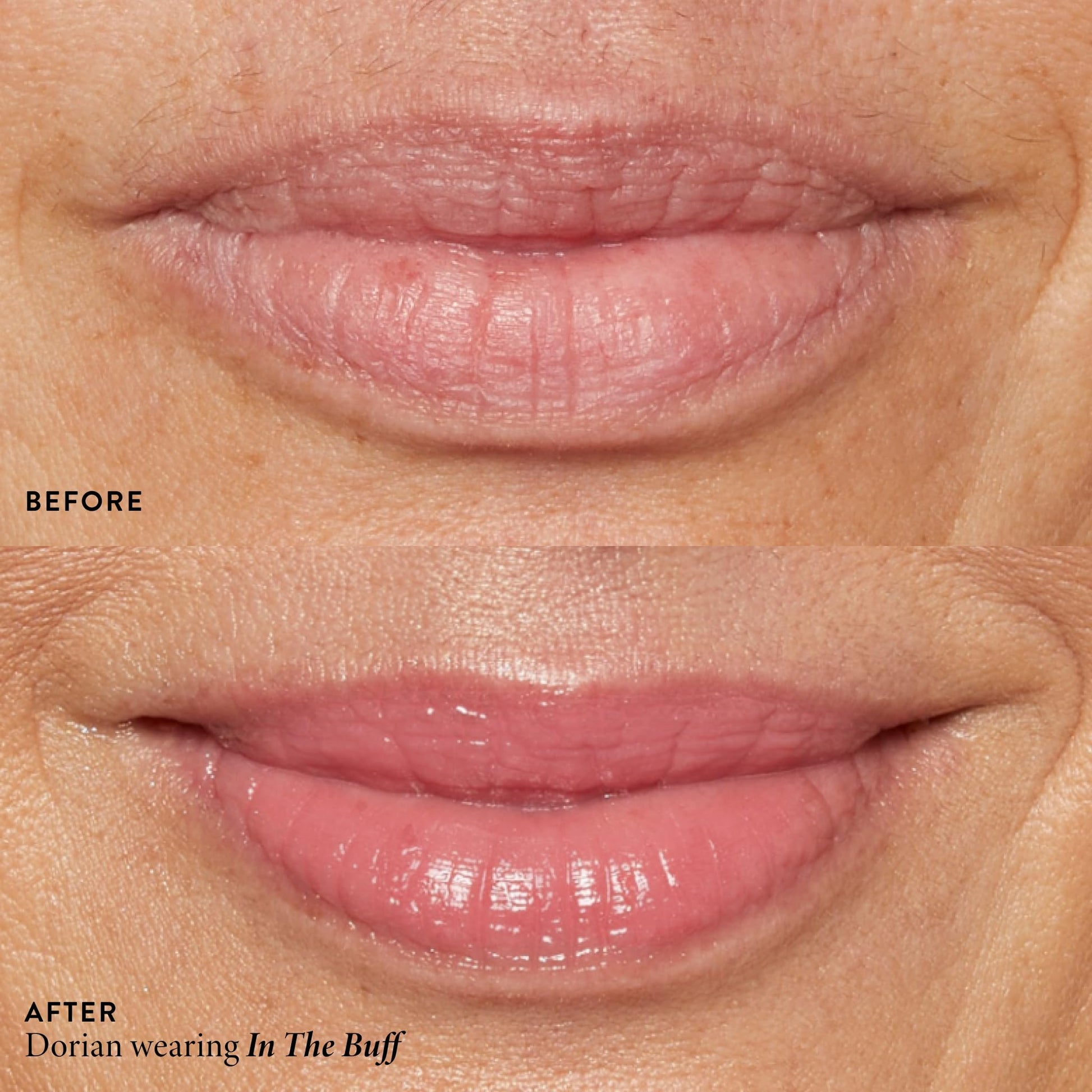 Close up of Laura Geller Jelly Balm semi-shine finish