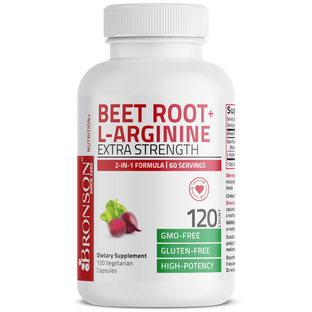 Bronson vegetarian capsules bottle nutrition panel