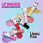 Lip Smacker Lippy Pals unicorn lip balm held in hand for scale
