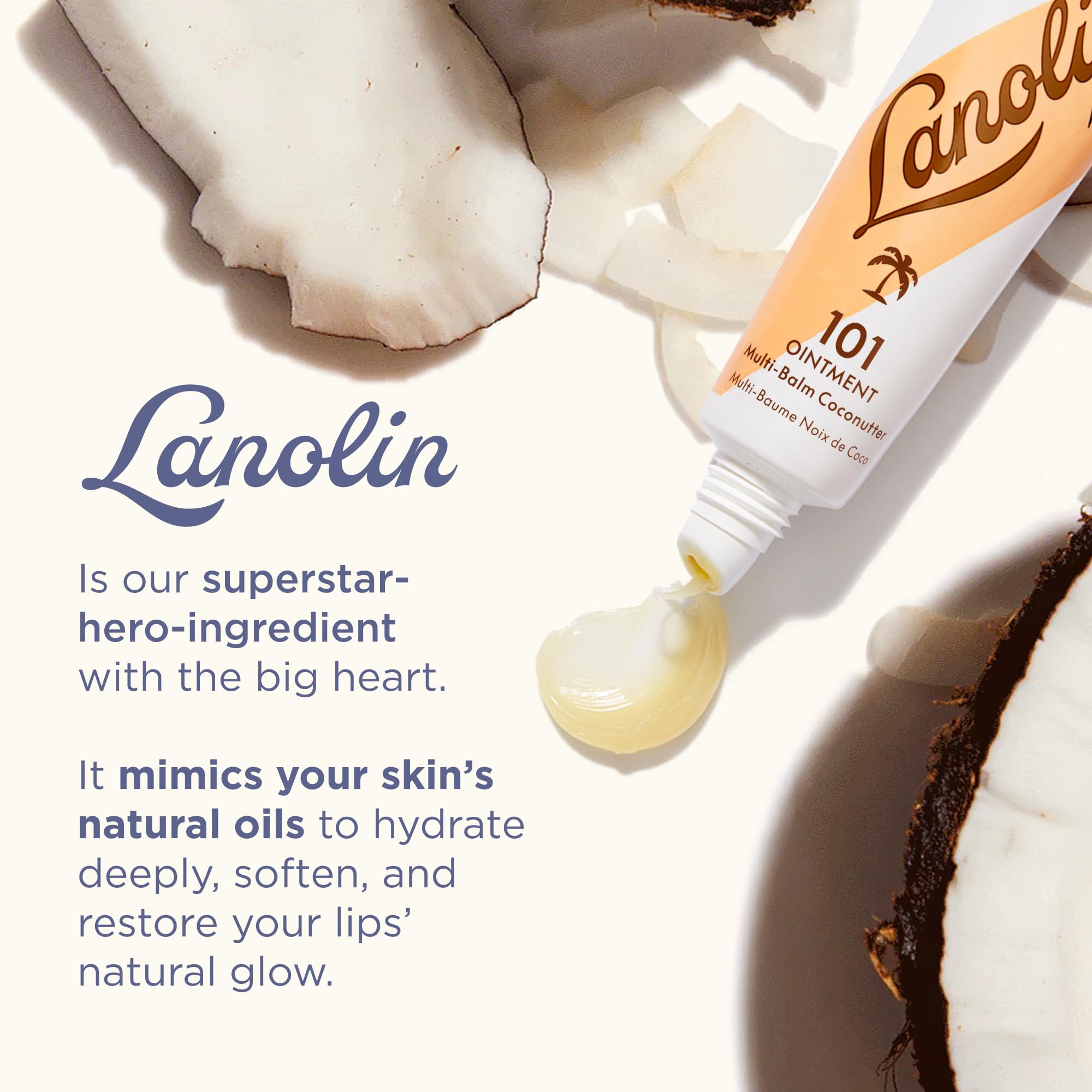 Lanolips 101 Ointment coconut scent packaging