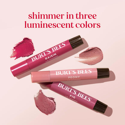 Burt's Bees lip care value set displaying the clean beauty product certification labels.