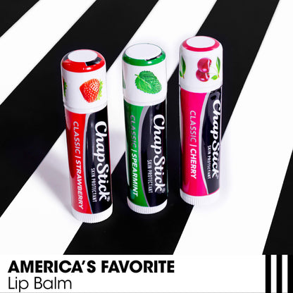 Imported ChapStick skin protectant lip balm trio packaging details