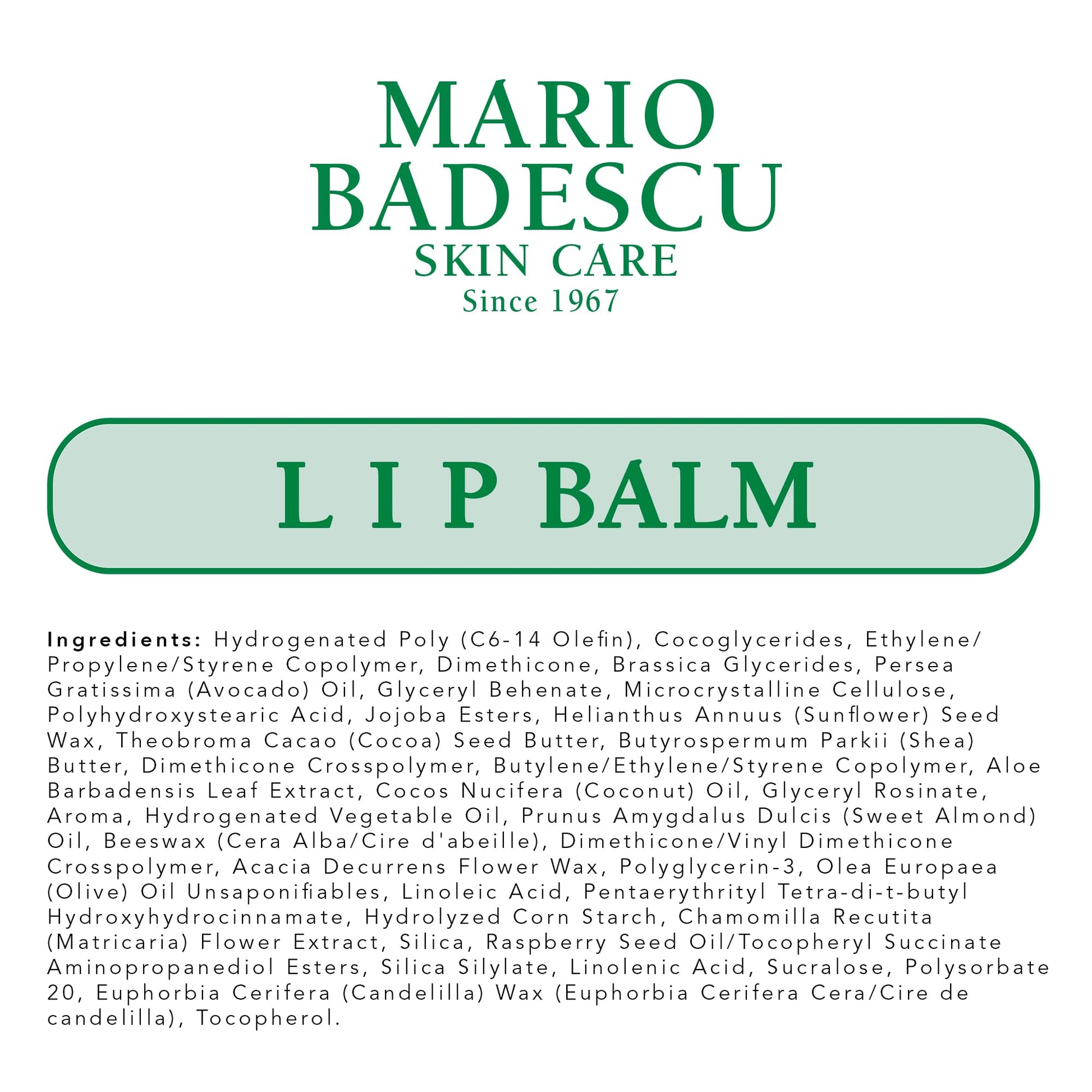 Travel friendly 10 gram Mario Badescu lip balm tube