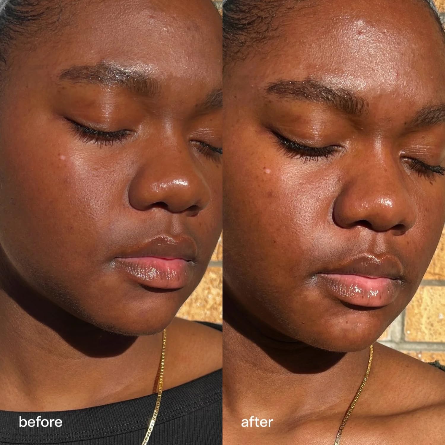 Bubble Skincare Slam Dunk lightweight facial lotion text and ingredients side view