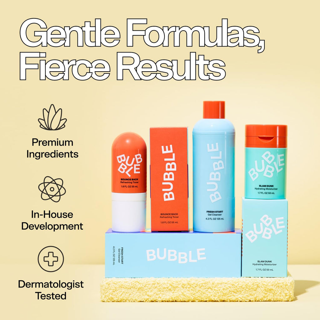 Bubble Skincare Slam Dunk Hydrating Face Moisturizer box packaging