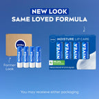 Nivea lip balm stick showing cap and branding details