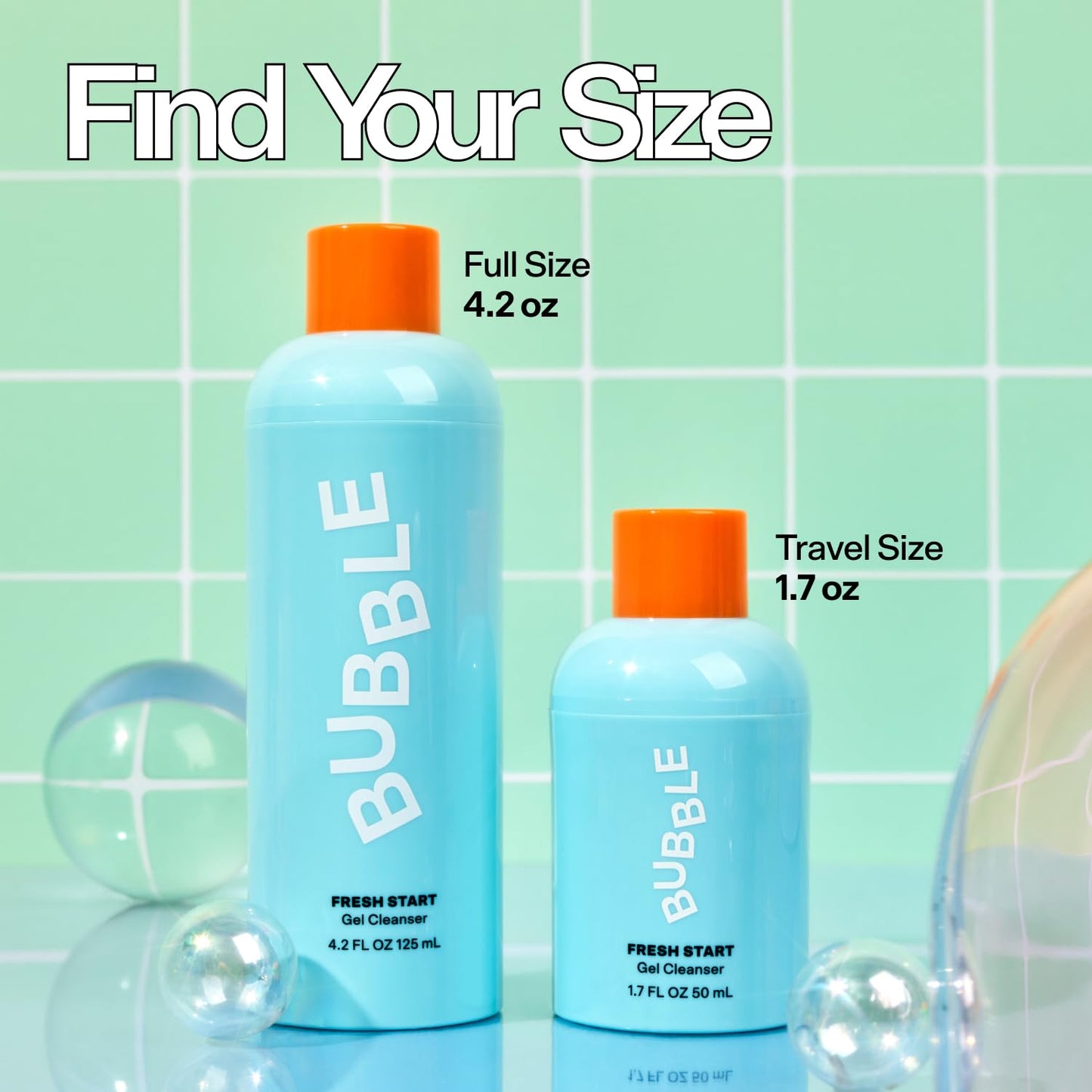 USA imported Bubble Skincare vegan and cruelty free face wash for sensitive skin