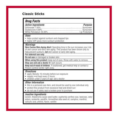 Carmex classic lip balm sticks and tubes for chapped lips