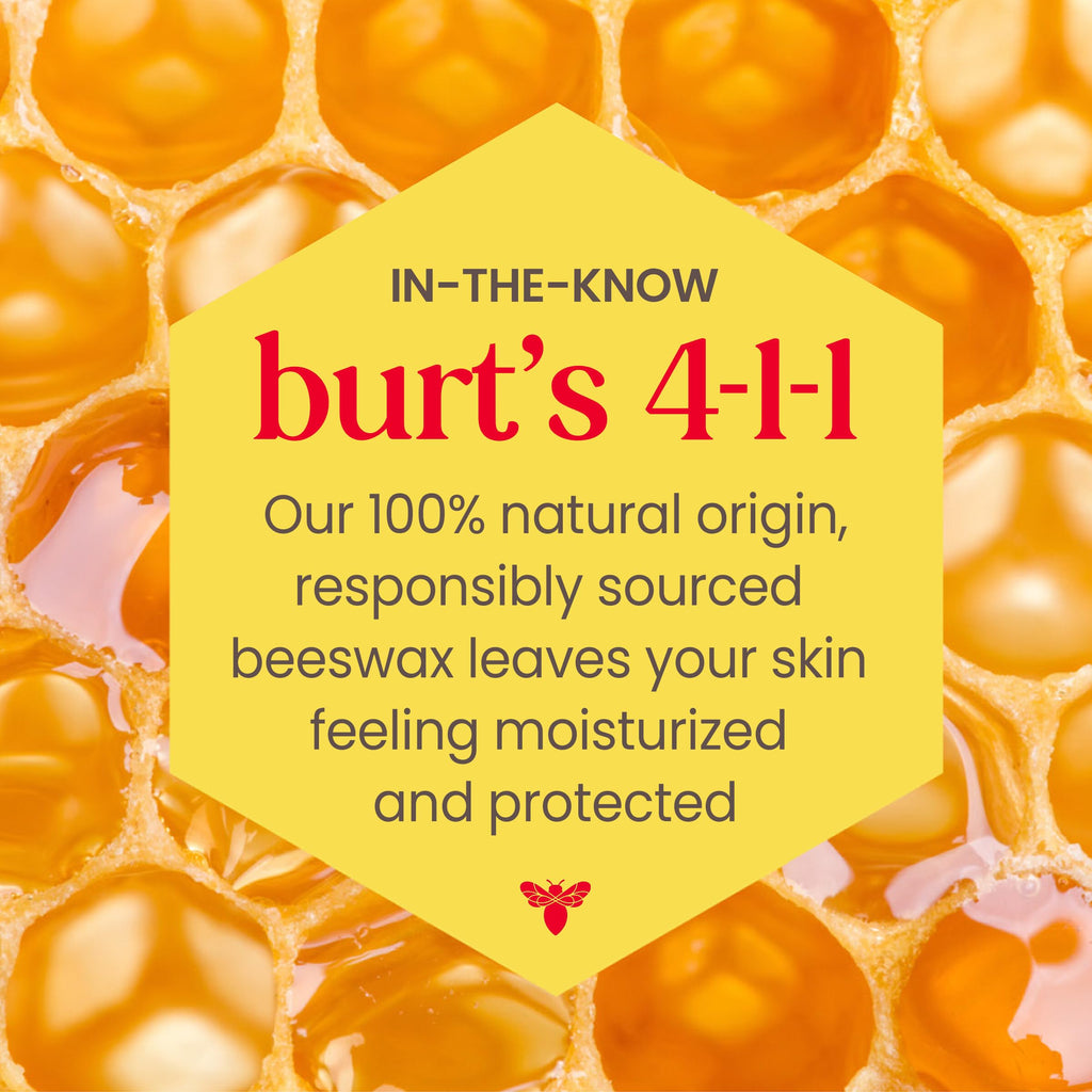 Natural botanical waxes and shea butter formula showcase