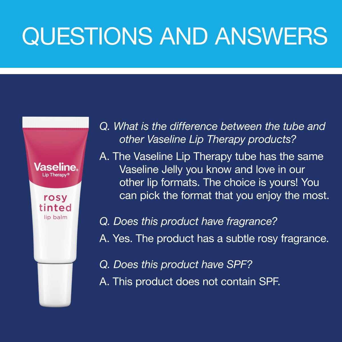 Vaseline Lip Therapy Rosy Lips moisturizing set for daily care