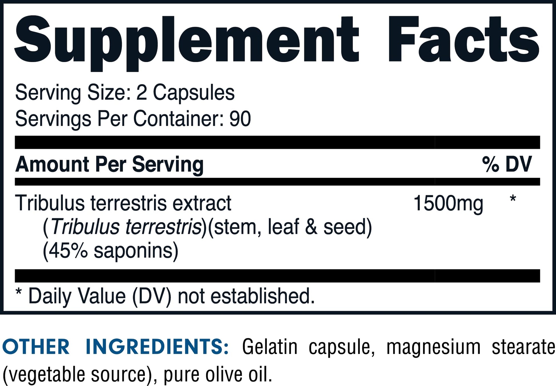 Bucked Up Tribulus 180 vegan capsules supplement bottle