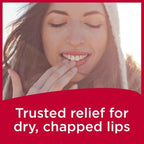 Carmex lip balm triple pack showing net weight and size details