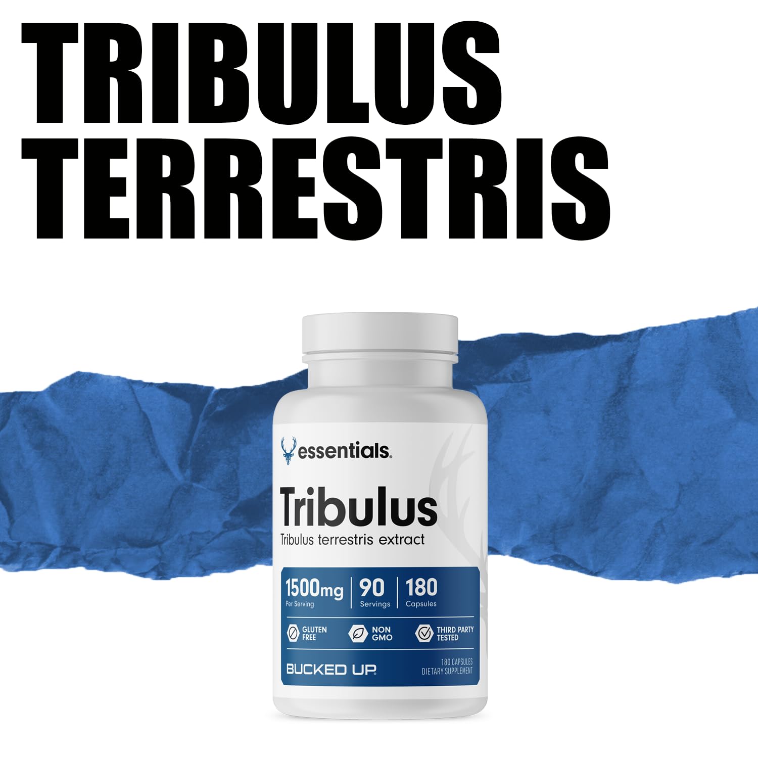 Bucked Up Tribulus 90 servings bottle packaging