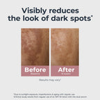 Close up of Eucerin radiant tone serum label and branding details