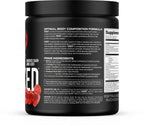 Bucked Up Racked BCAA container side angle view
